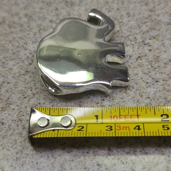 ALABAMA FANS ELEPHANT silver tone Pendant - Picture 3 of 10